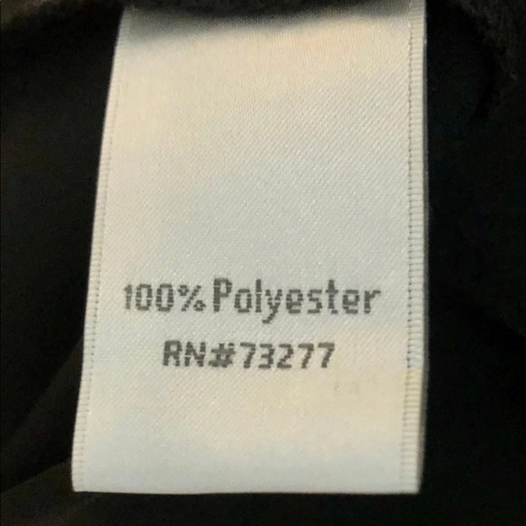 SOLD!! LC LAUREN CONRAD | BLACK SLEEVELESS TUXEDO BLOUSE SZ M - Picture 9 of 10